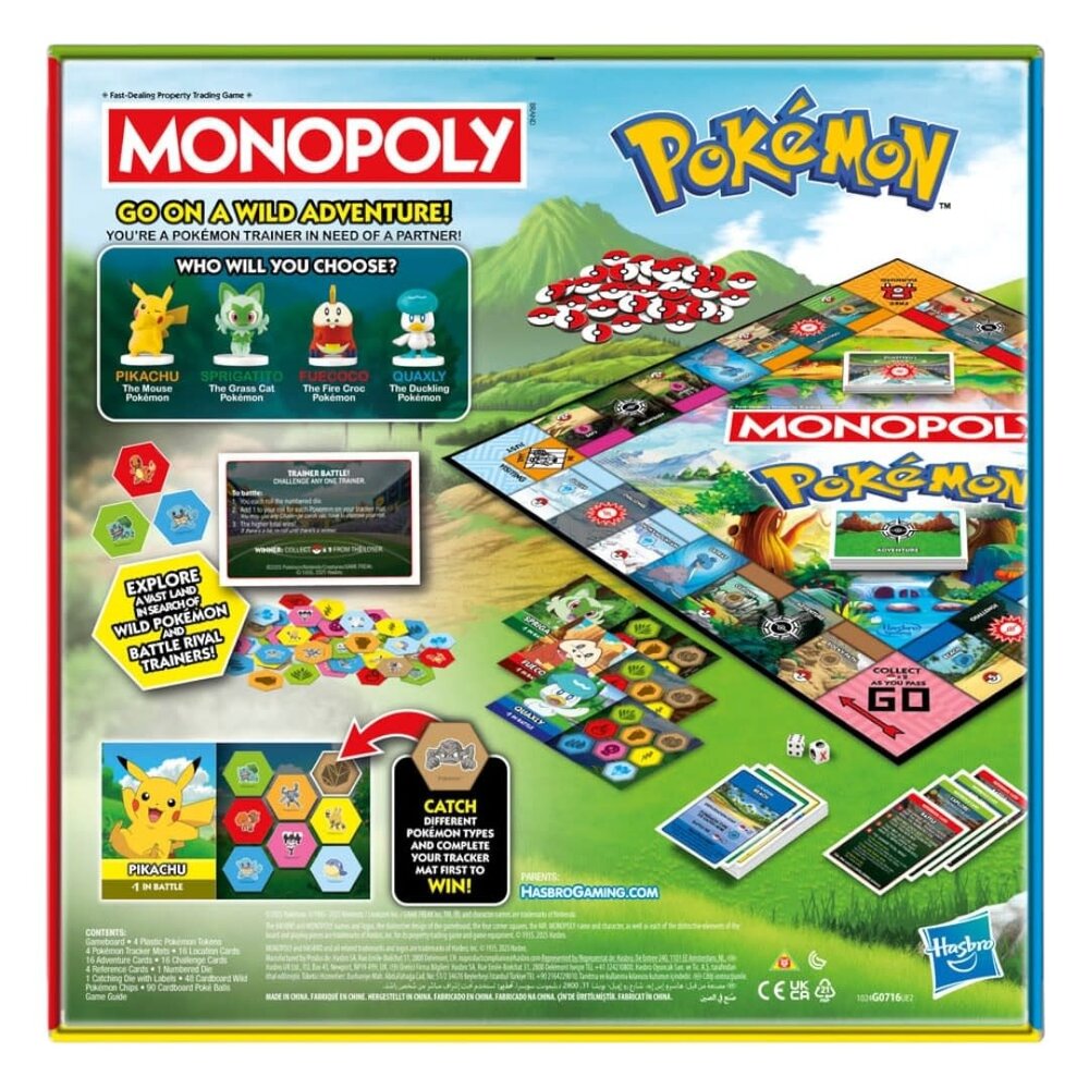 Hasbro Pokémon Board Game Monopoly *English Version* Hasbro Pokémon Board Game Monopoly *English Version*