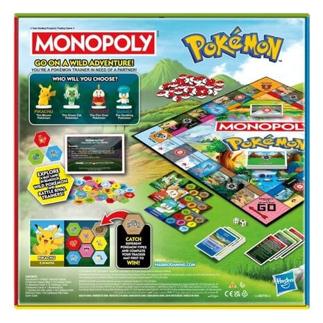 Hasbro Pokémon Board Game Monopoly *English Version* Hasbro Pokémon Board Game Monopoly *English Version*