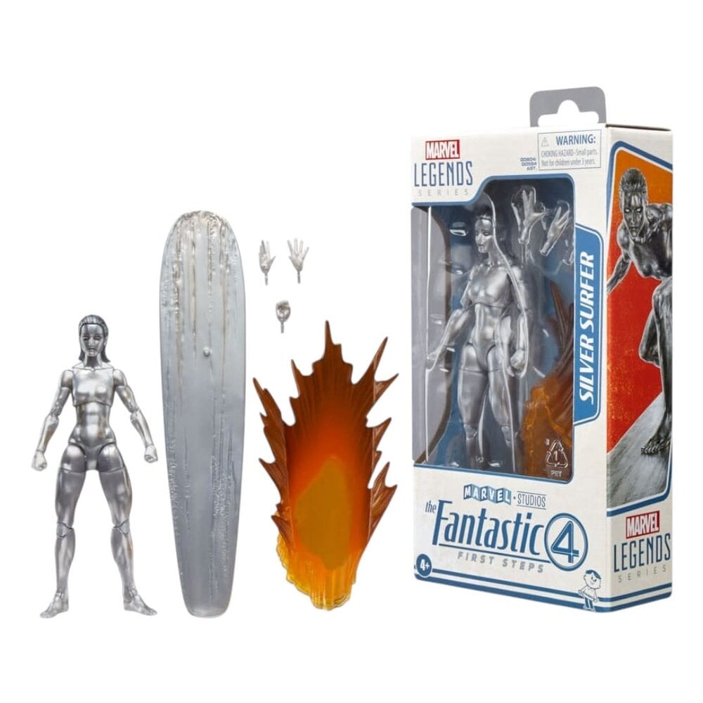 Hasbro The Fantastic Four: First Steps Marvel Legends Action Figure Silver Surfer Hasbro The Fantastic Four: First Steps Marvel Legends Action Figure Silver Surfer