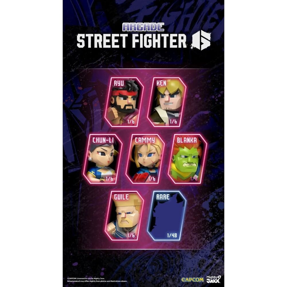 Mighty Jaxx MIGHTY JAXX - Arcade: Capcom Street Fighter Series - BlindBox