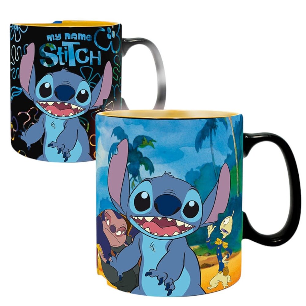AbyStyle DISNEY - Mug Heat Change - 460 ml - Lilo et Stitch - cardboard
