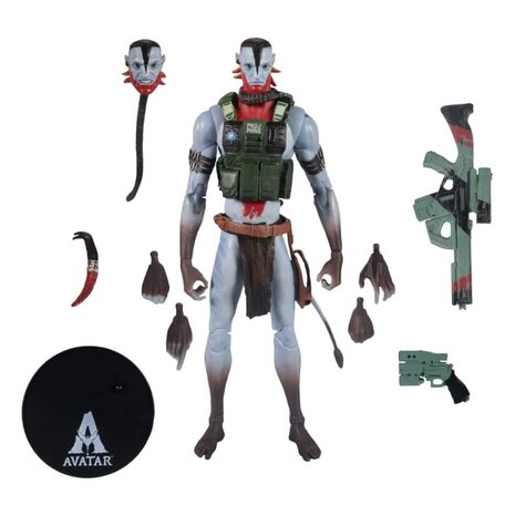 Mcfarlane Toys Avatar: Fire and Ash Action Figure Recom Quaritch (Ash Warrior)