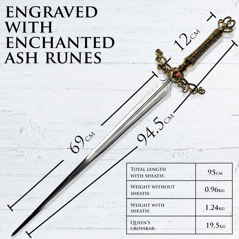 Elden Ring - Sorcerer Rogier Sword with Scabbard