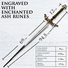 Elden Ring - Sorcerer Rogier Sword with Scabbard