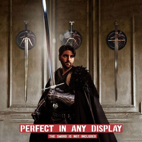 The Witcher - Wall Display for Silver and Steel Sword