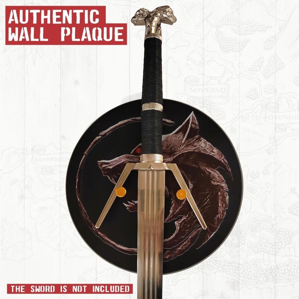 The Witcher - Wall Display for Silver and Steel Sword