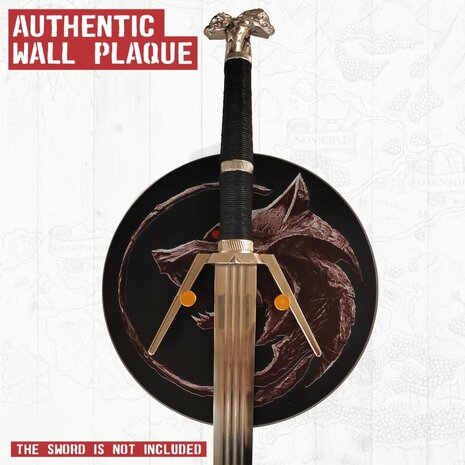 The Witcher - Wall Display for Silver and Steel Sword