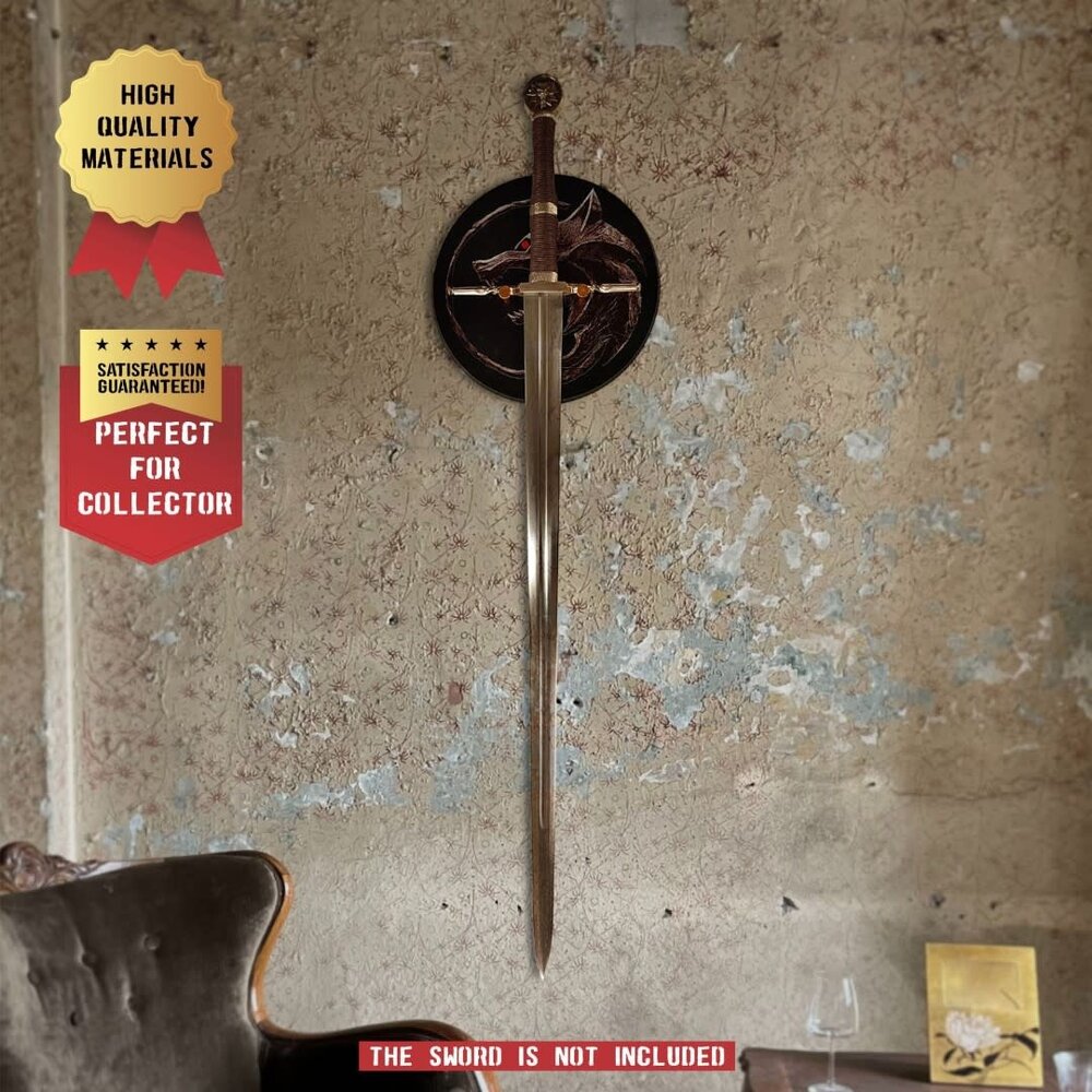 The Witcher - Wall Display for Silver and Steel Sword