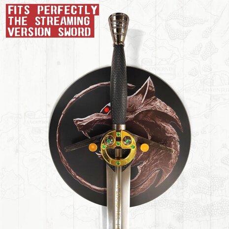 The Witcher - Wall Display for Silver and Steel Sword