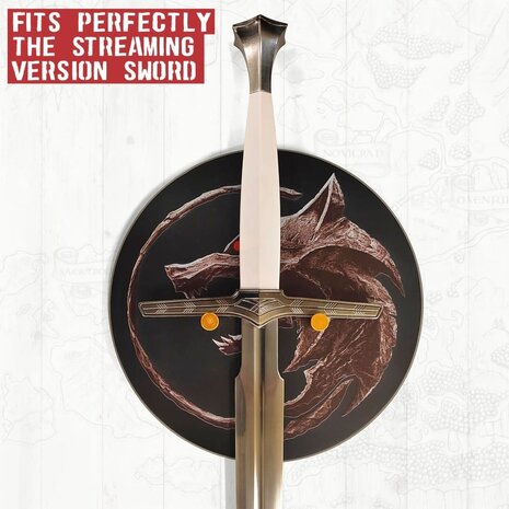 The Witcher - Wall Display for Silver and Steel Sword