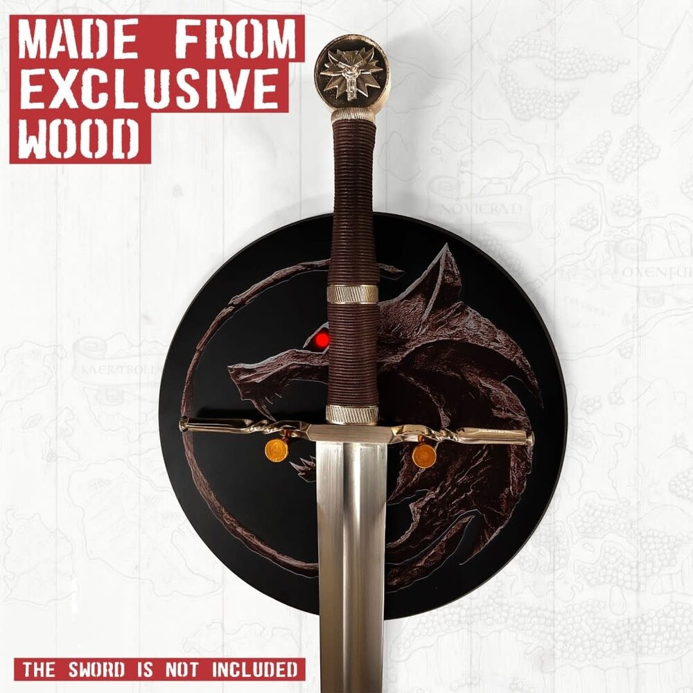 The Witcher - Wall Display for Silver and Steel Sword