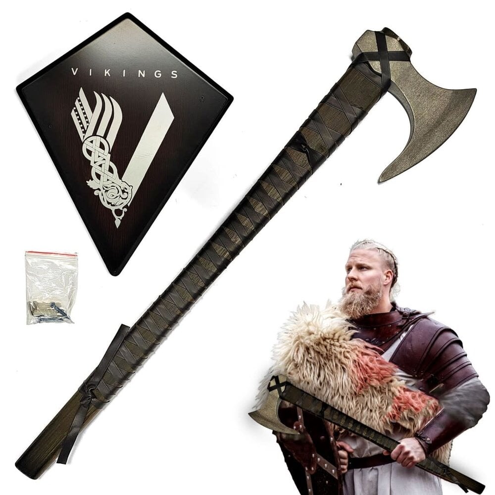 Vikings - Ragnar's Axe with Wall Plaque Vikings - Ragnar's Axe with Wall Plaque