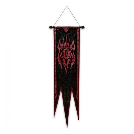 United Cutlery The Lord of the Rings – Sauron’s Mace & One Ring Red Eye Edition with War Banner