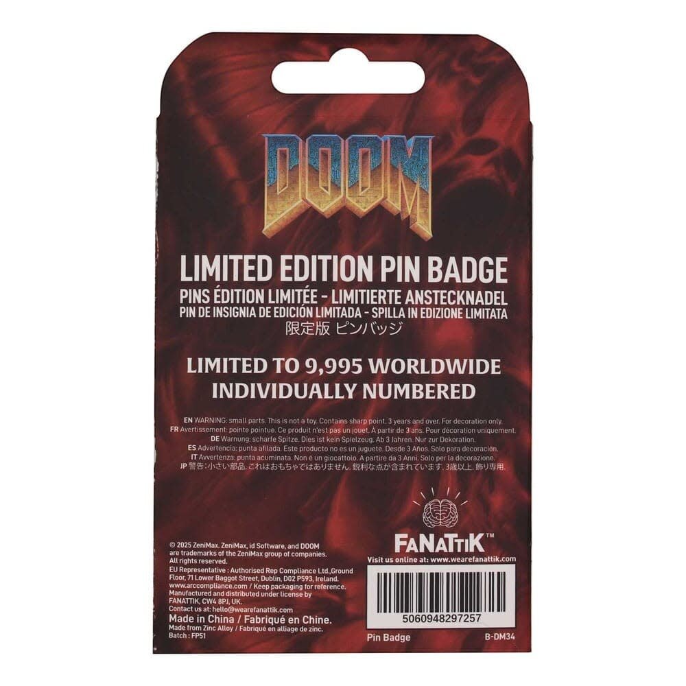 DOOM – Pin’s Disquette (Fanattik) – Édition Limitée & Numéroté
