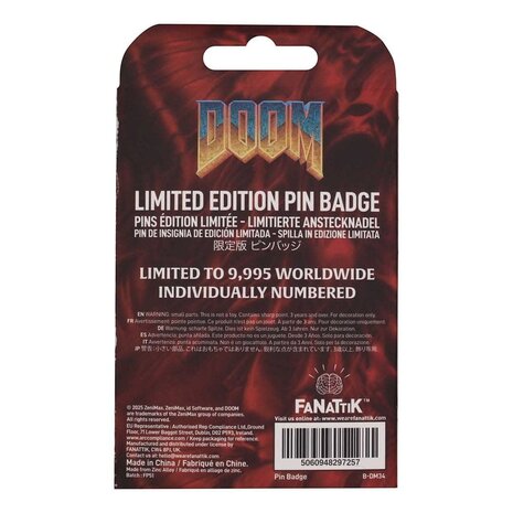 DOOM – Pin’s Disquette (Fanattik) – Édition Limitée & Numéroté
