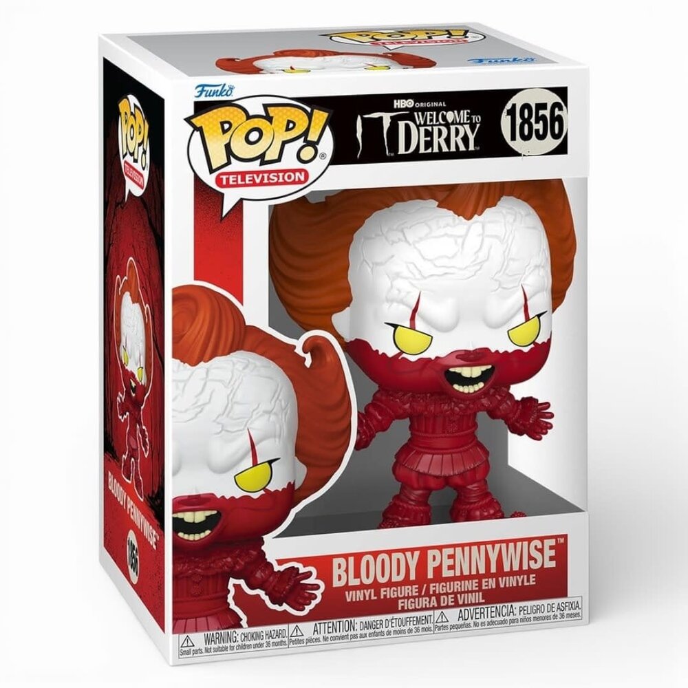 Funko It: Welcome to Derry POP! Television Vinyl Figure Bloody Pennywise 9 cm