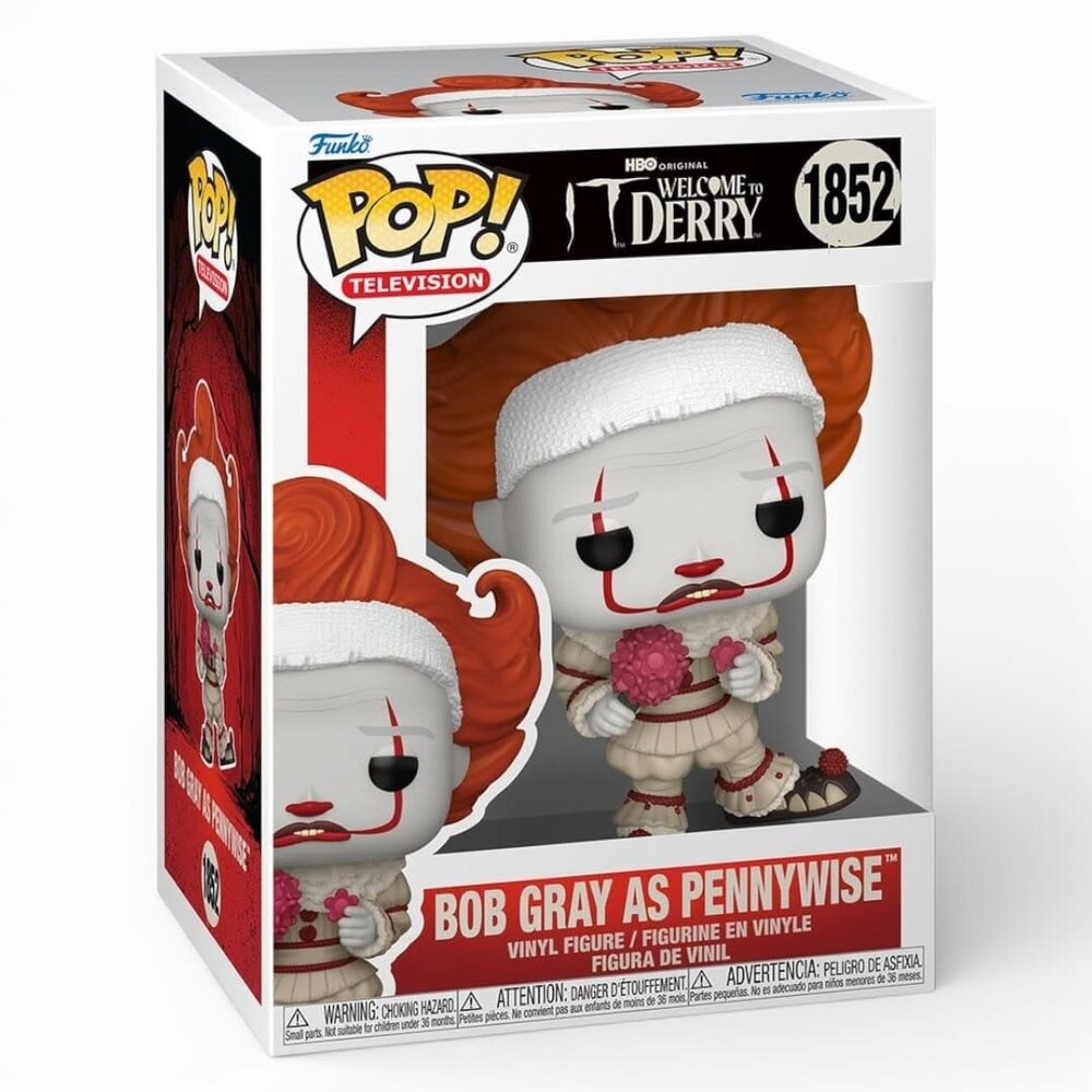Funko It: Welcome to Derry POP! Television Vinyl Figure Bob Gray as Pennywise 9 cm