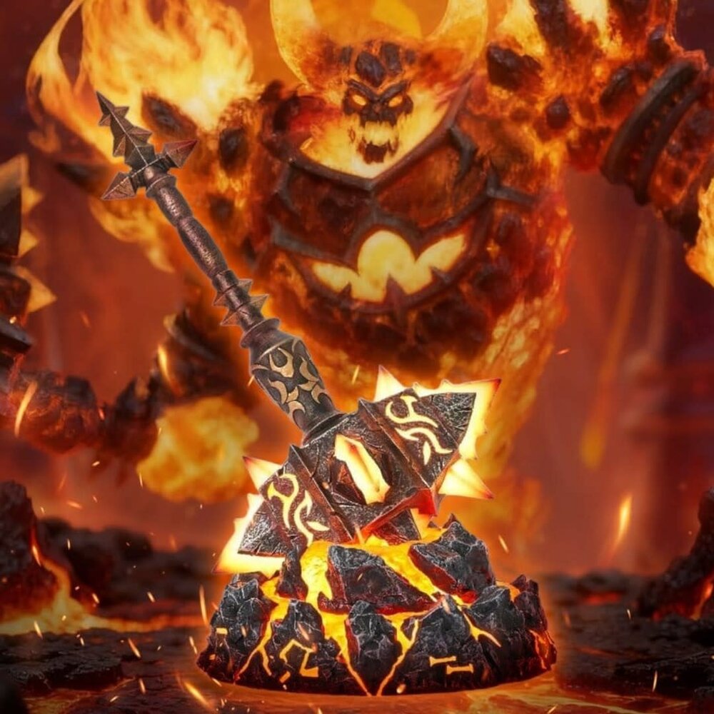 Blizzard World of Warcraft Replica Sulfuras, Hand of Ragnaros 25 cm