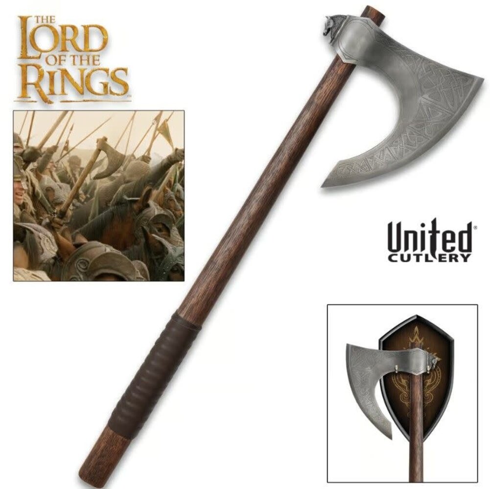 United Cutlery LOTR Replica 1/1 War Axe Rohan 85 cm Replicas: 1/1 Lord of the Rings United Cutlery LOTR Replica 1/1 War Axe Rohan 85 cm Replicas: 1/1 Lord of the Rings