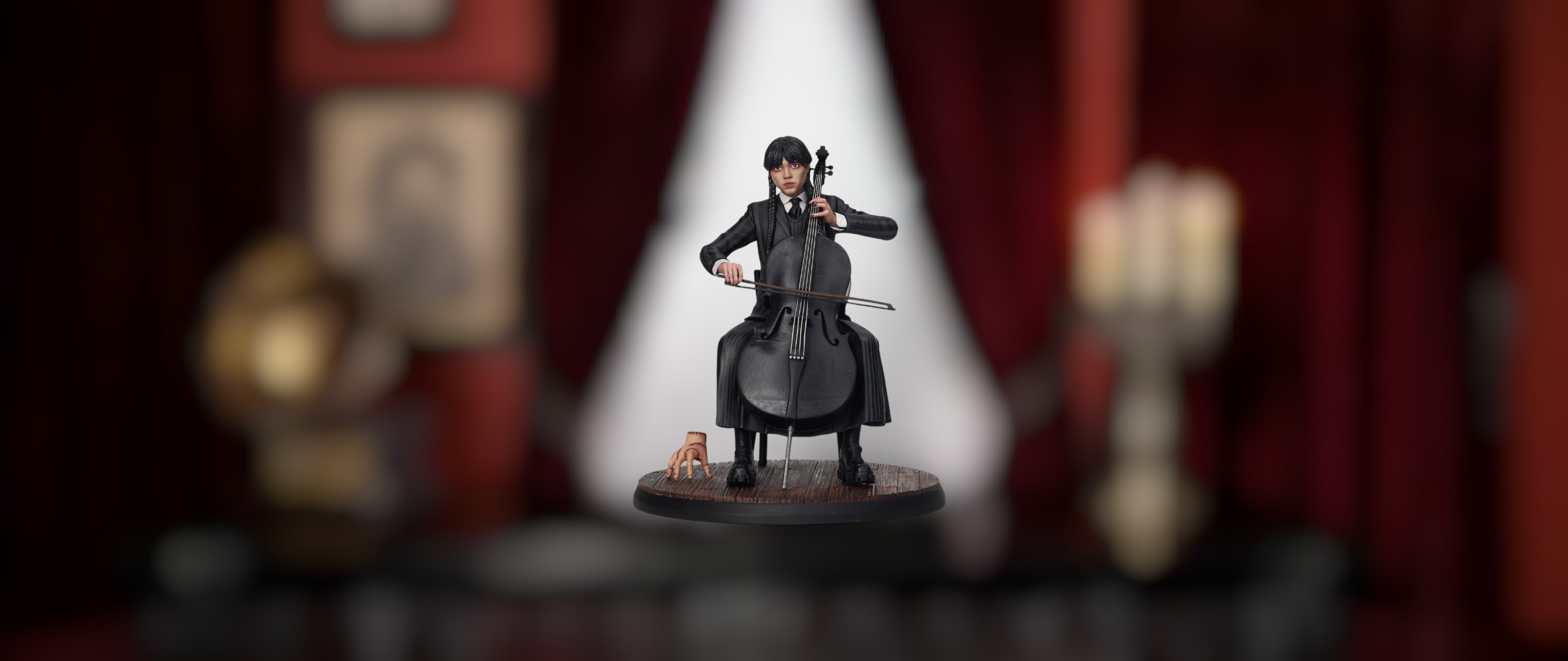 Wednesday Cello PVC Figure