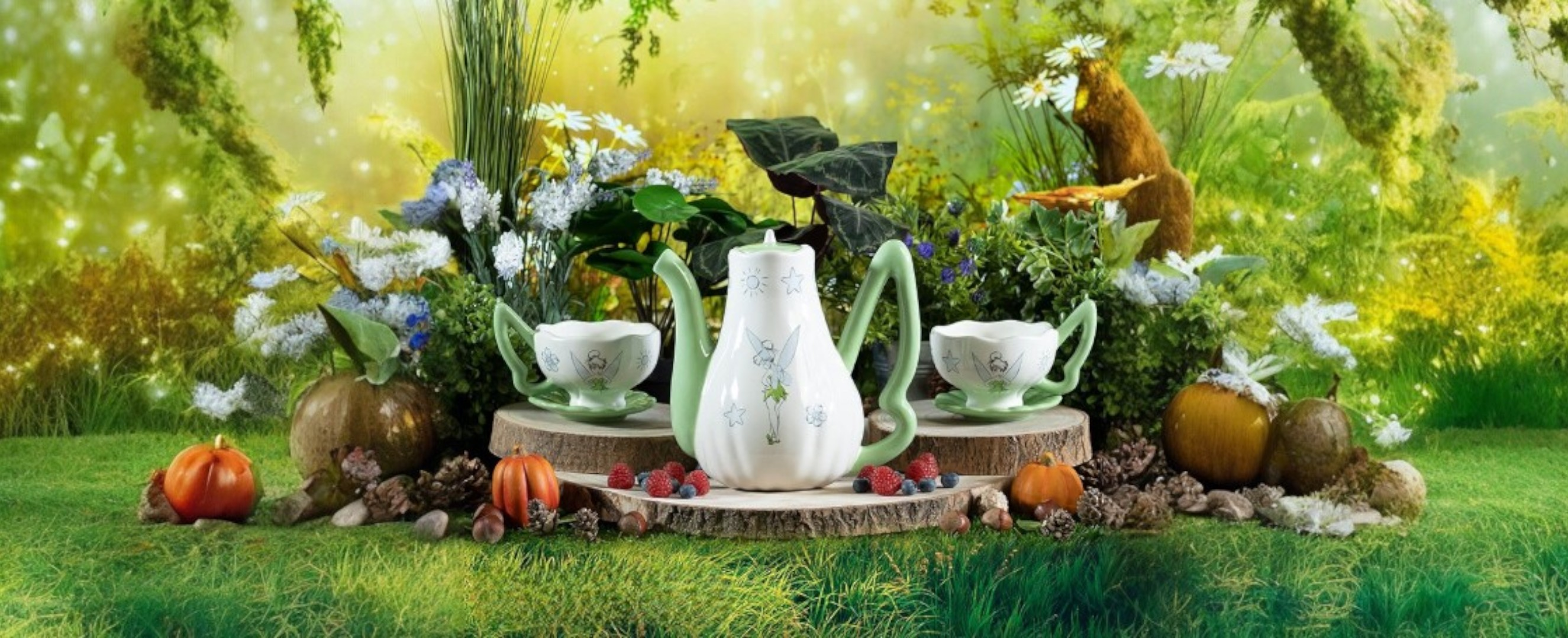 Teapot - with Tinkerbell cups set