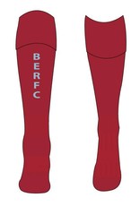 BERFC Junior Training Sock Maroon/Sky