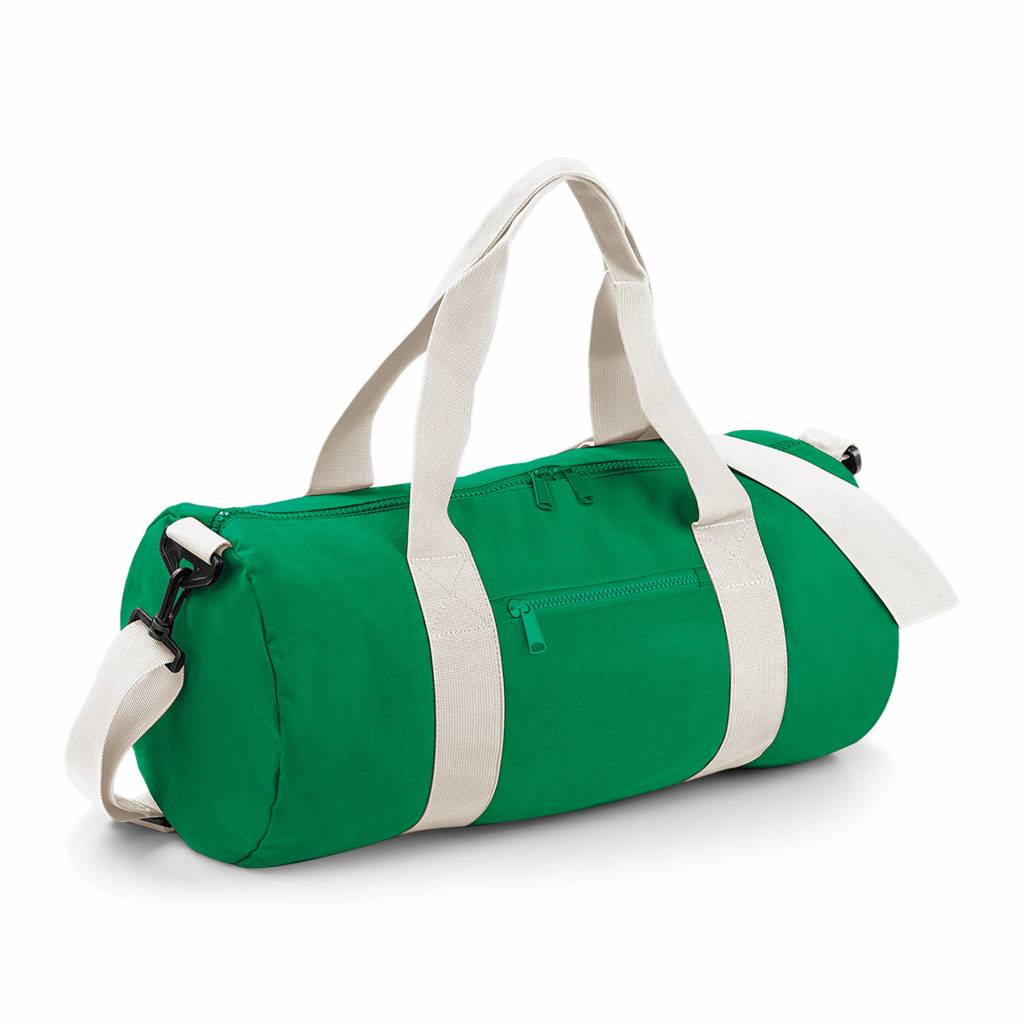 RVC Badminton Team Barrel Bag Kelly Green/Off White