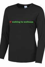 Ladies Walking to Wellness L/S T Shirt