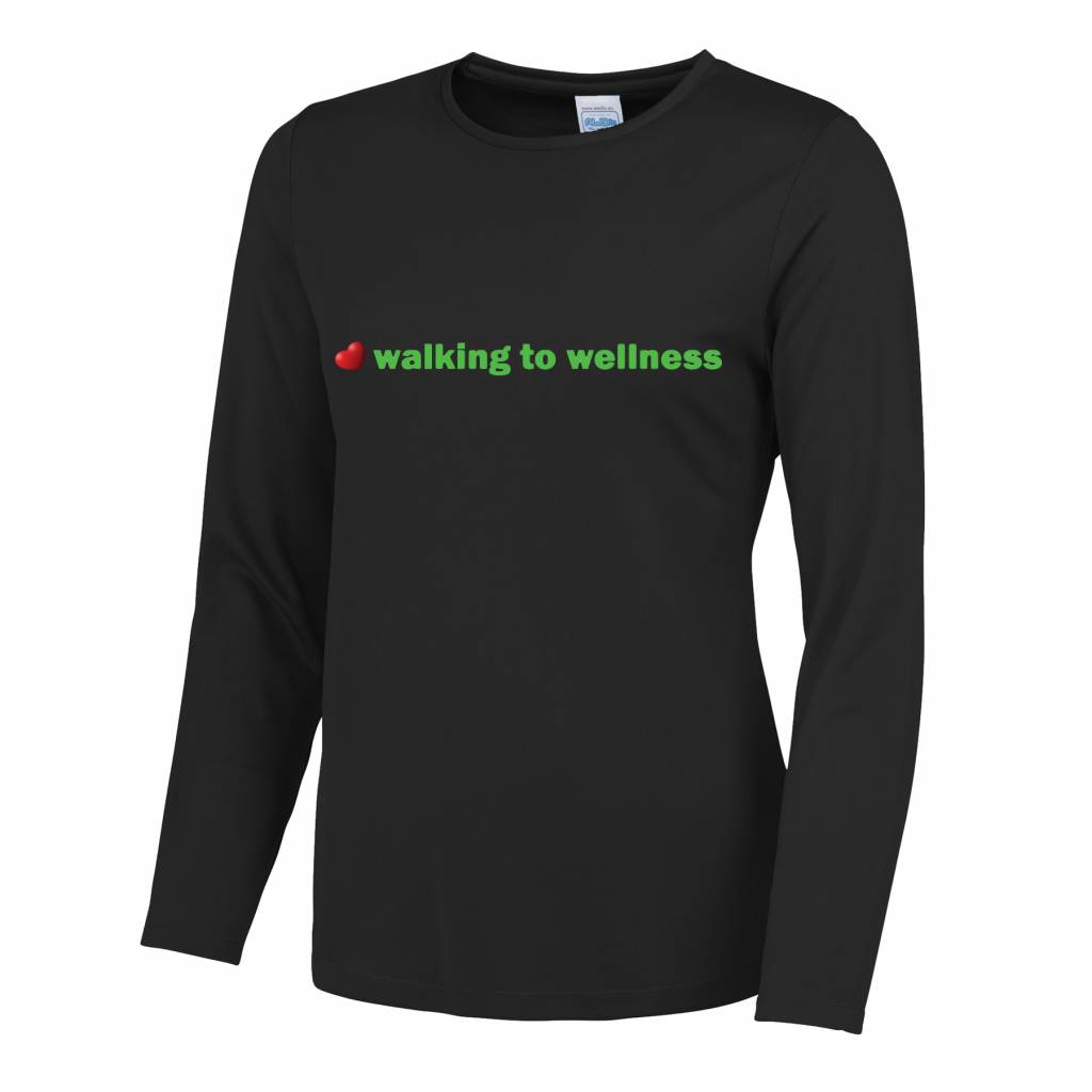 Ladies Walking to Wellness L/S T Shirt