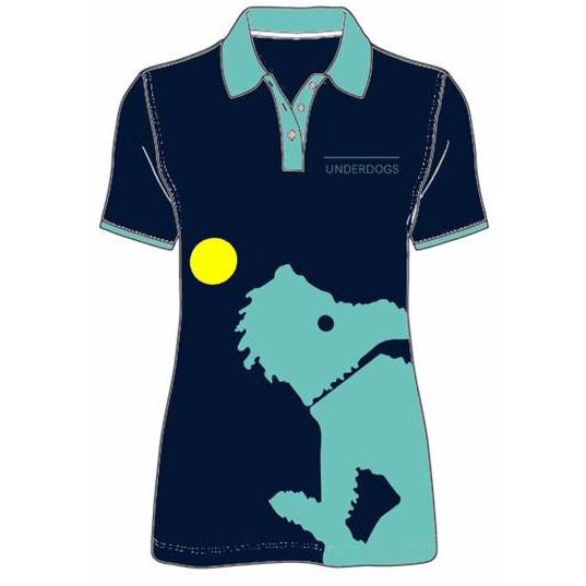 Womens Underdogs Sublimated Polo