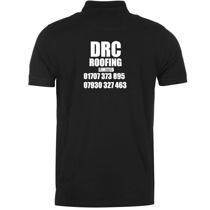 DRC Roofing Adults Polo