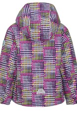 Girls Stripy Mini Ski Jacket