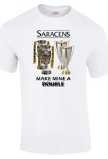 Saracens Adult Make Mine A Double T Shirt