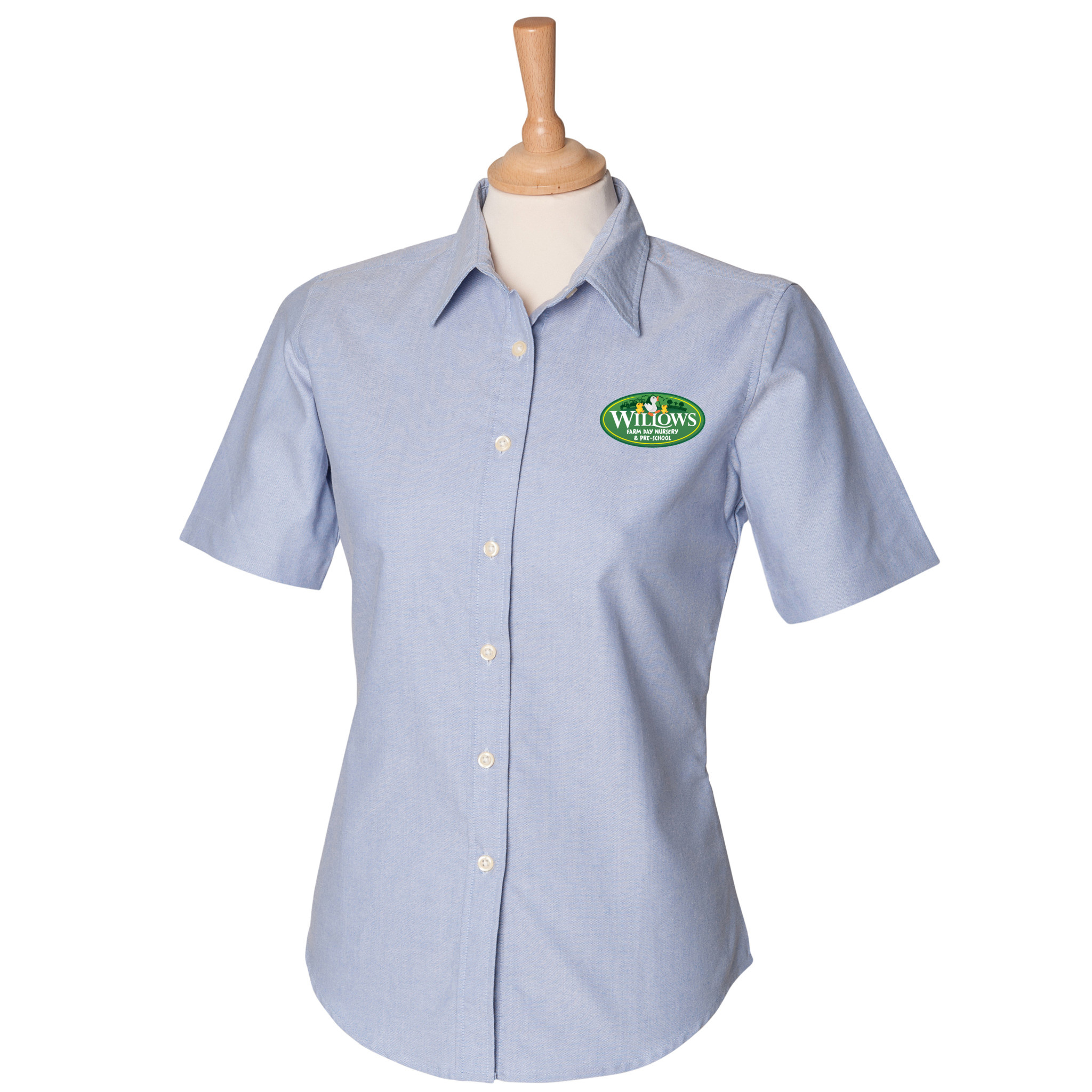 Willows Nursery Ladies S/S Oxford Shirt