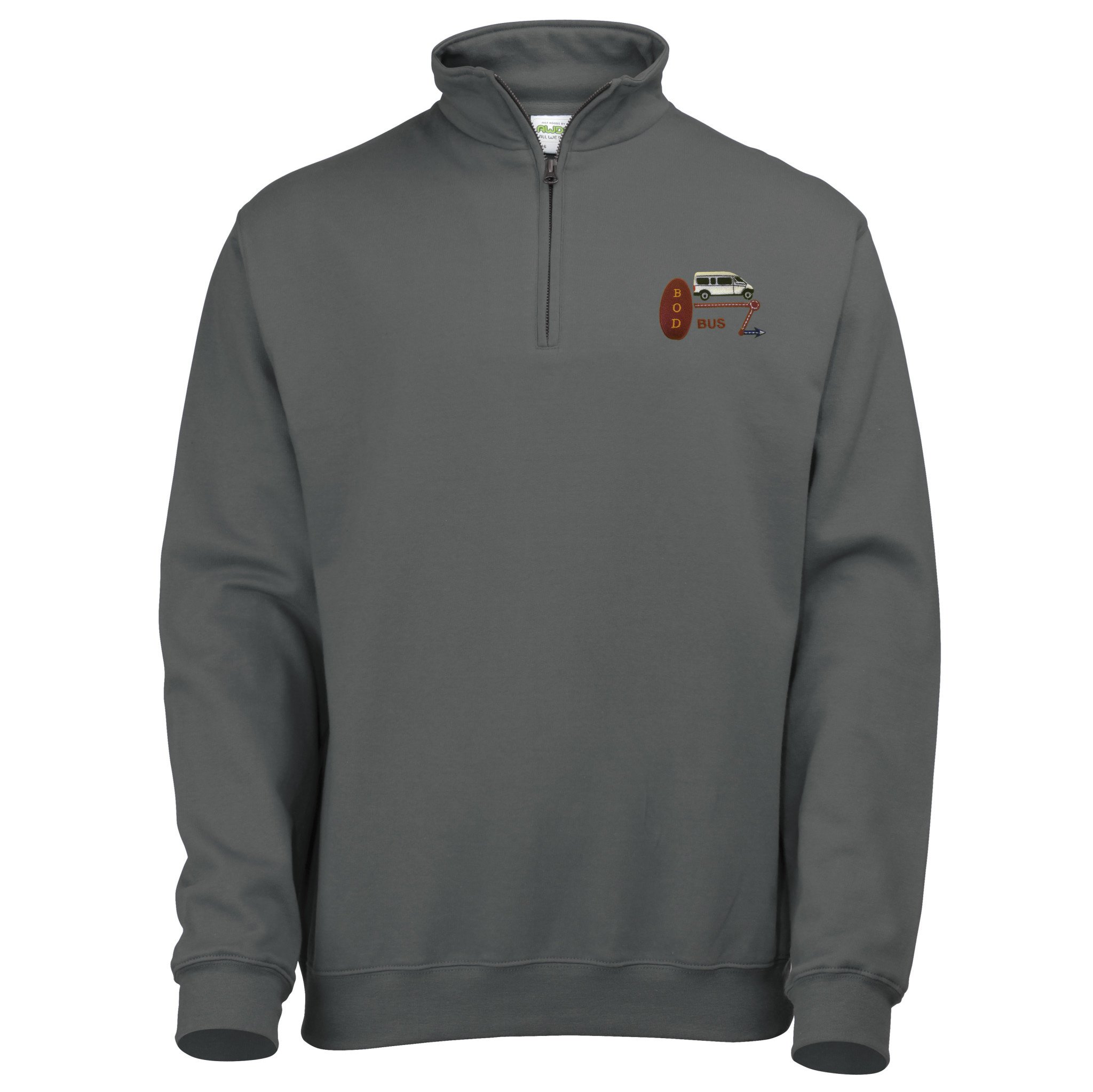 Bod Bus Adults 1/4 Zip Sweatshirt