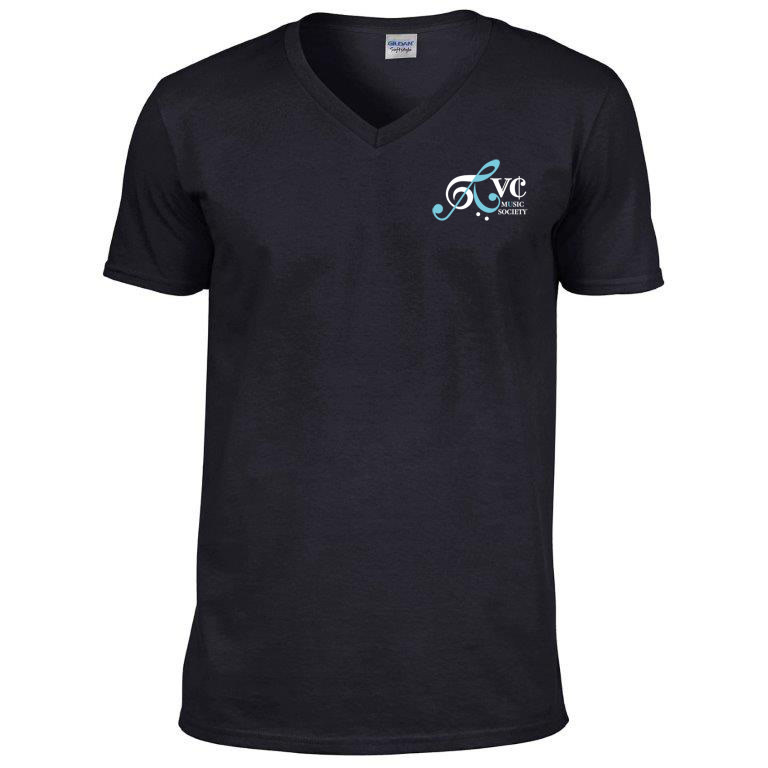 RVC Music Society Softstyle V Neck T Shirt