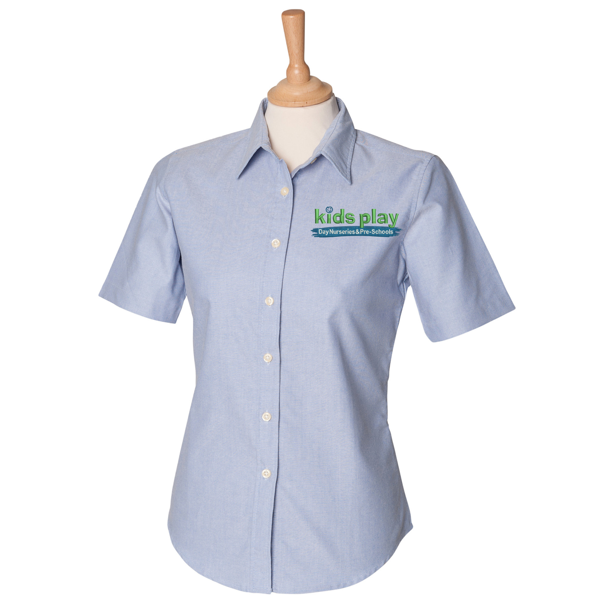 Kids Play Little Chestnuts Ladies Day Nursery S/S Oxford Shirt