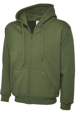 Adults Full  Zip Hooded Sweatshirt