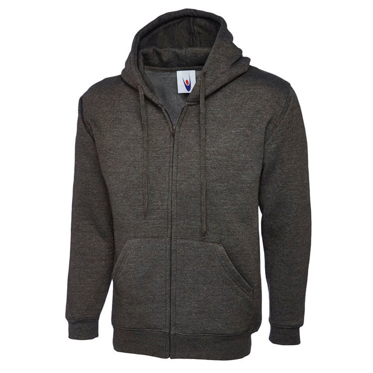 Adults Full  Zip Hooded Sweatshirt