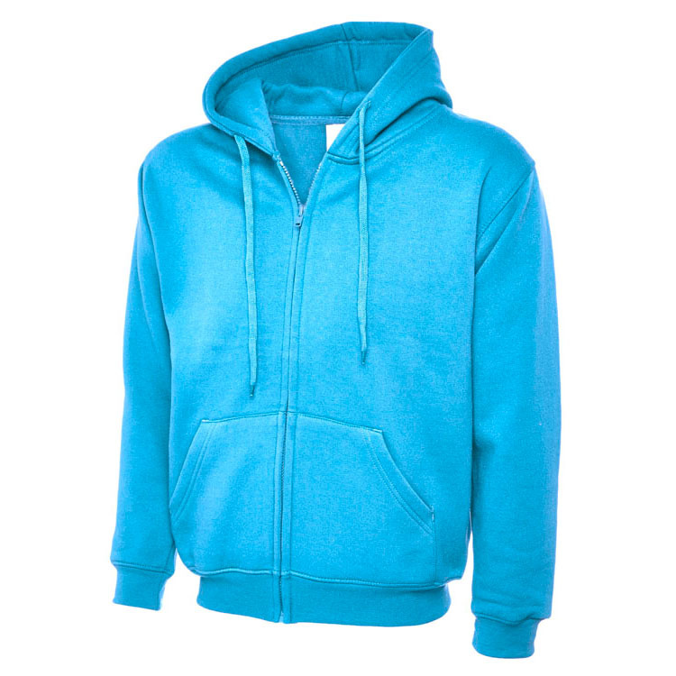 Adults Full  Zip Hooded Sweatshirt