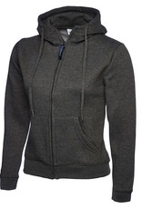 Ladies Full Zip Hooded Sweatshirt