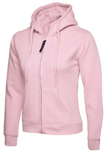 Ladies Full Zip Hooded Sweatshirt