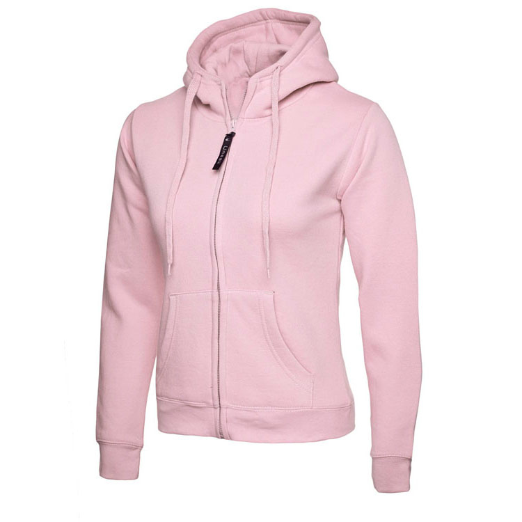 Ladies Full Zip Hooded Sweatshirt