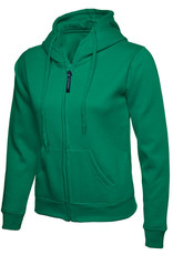 Ladies Full Zip Hooded Sweatshirt