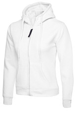 Ladies Full Zip Hooded Sweatshirt