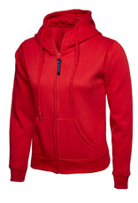 Ladies Full Zip Hooded Sweatshirt