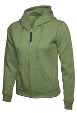 Ladies Full Zip Hooded Sweatshirt