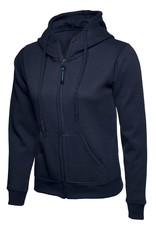 Ladies Full Zip Hooded Sweatshirt