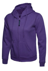 Ladies Full Zip Hooded Sweatshirt