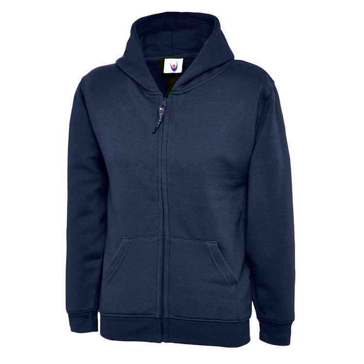 Junior Full Zip Hooded Sweatshirt